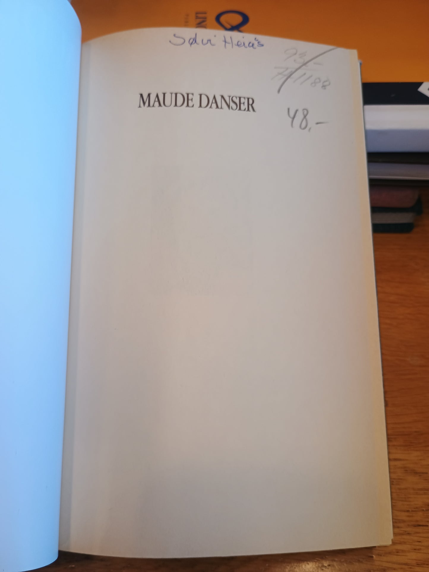 Maud danser, Knut Faldbakken