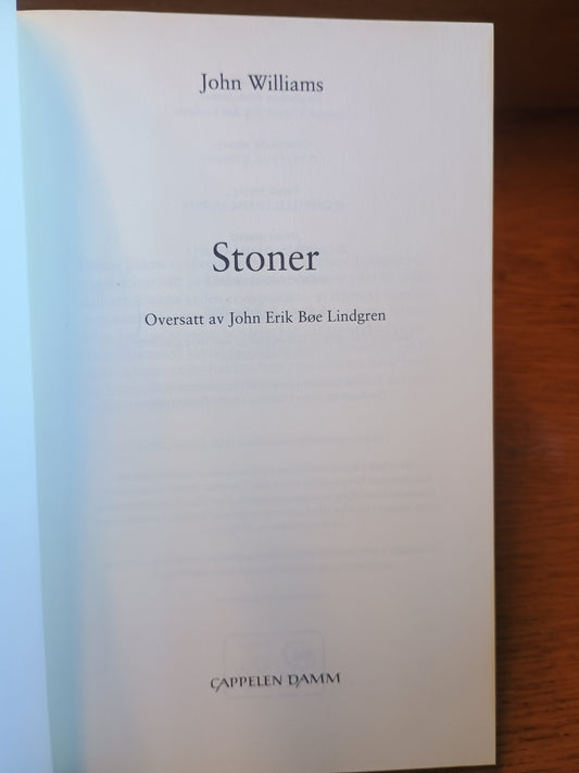 Stoner, John Williams