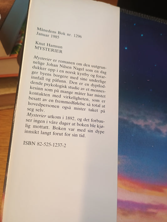 Mysterier, Knut Hamsun