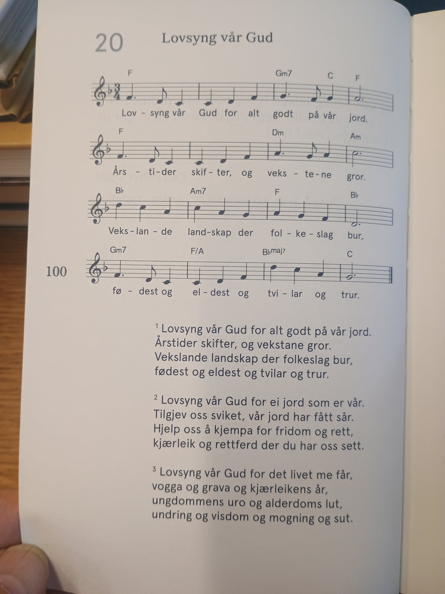 Bli lys, Salmer og fortellinger