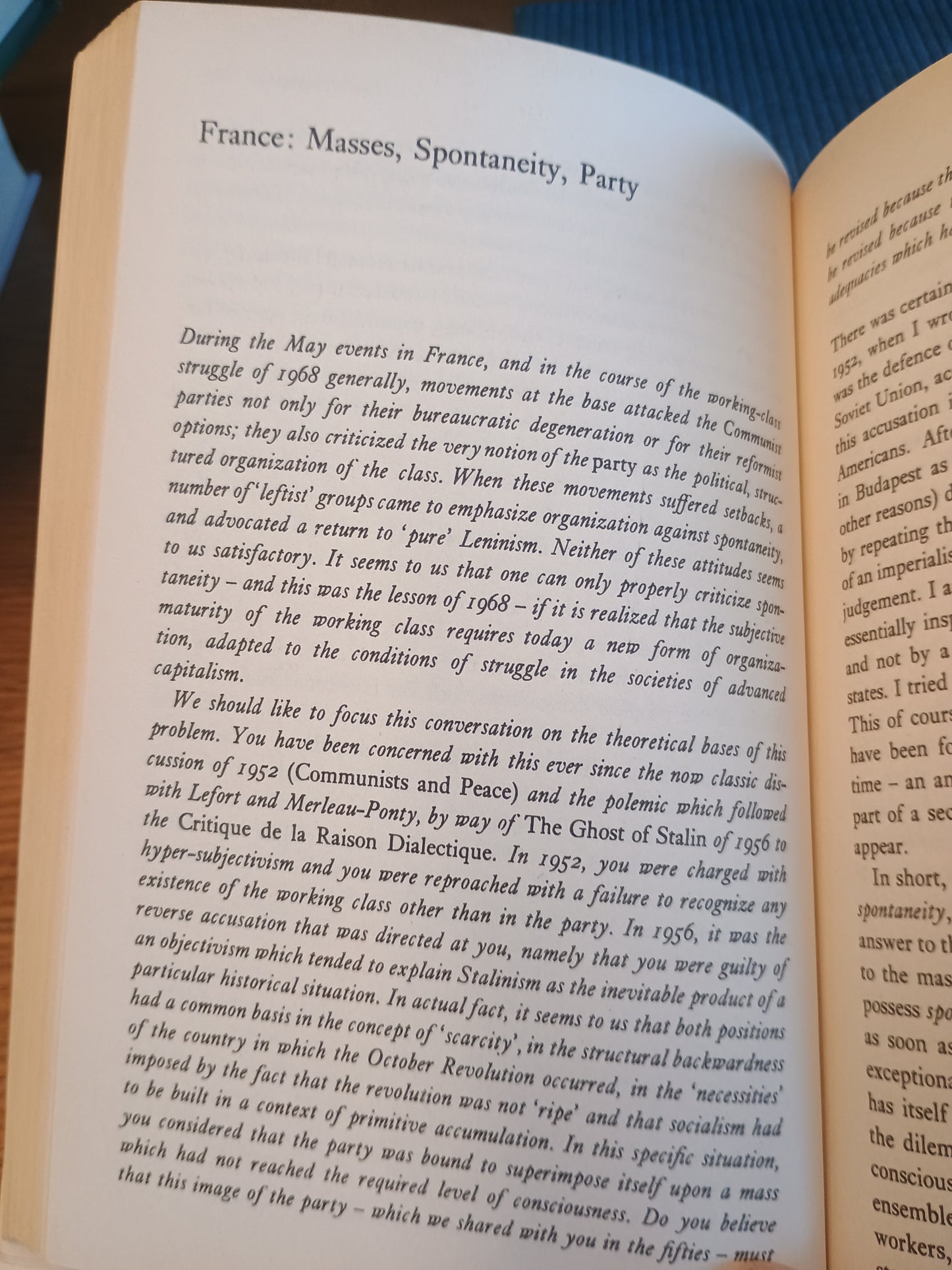 Between Existentialism and Marxism, Jean-Paul Sartre