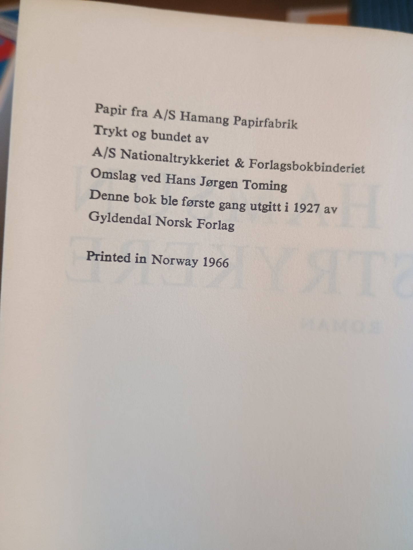 Landstrykere, Knut Hamsun