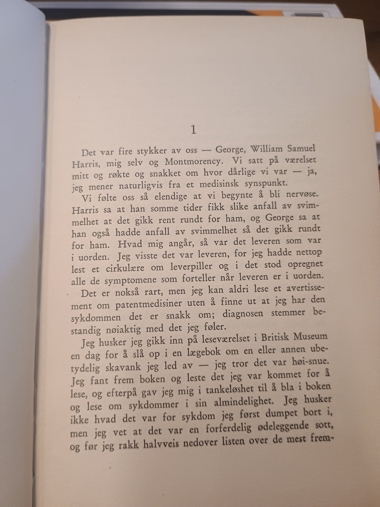 Tre mann i en båt, Jerome K. Jerome