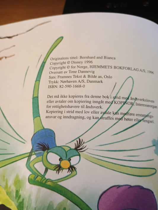 Bernard og Bianca, Walt Disney