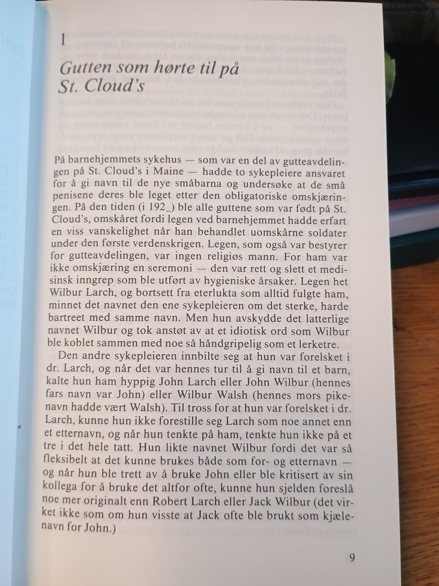 Siderhusreglene, John Irving