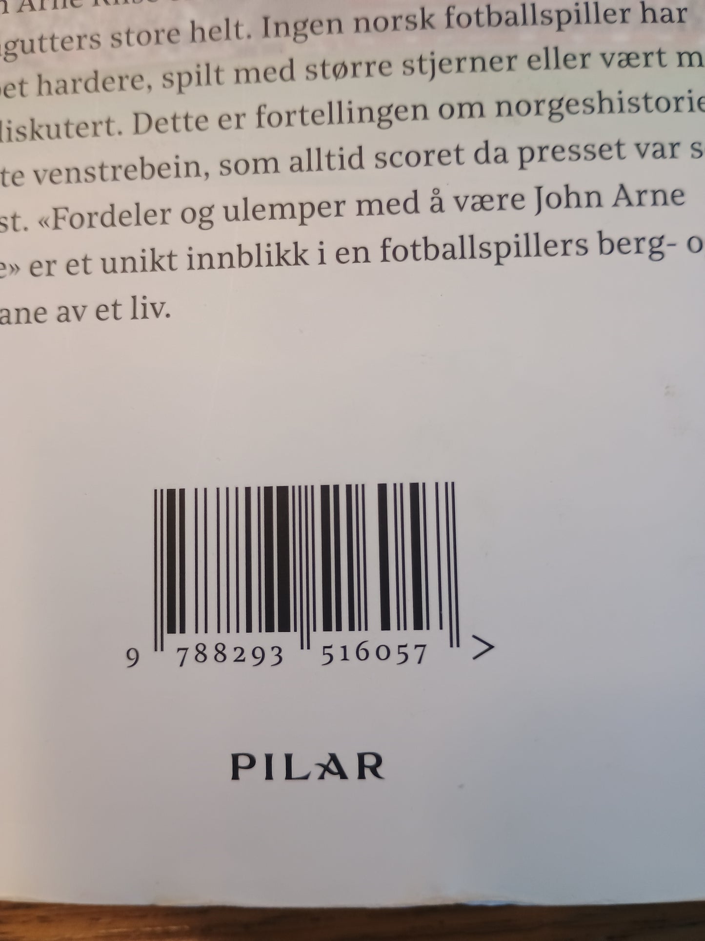 Fordeler og ulemper ved å være John Arne Riise, Jens M. Johansson