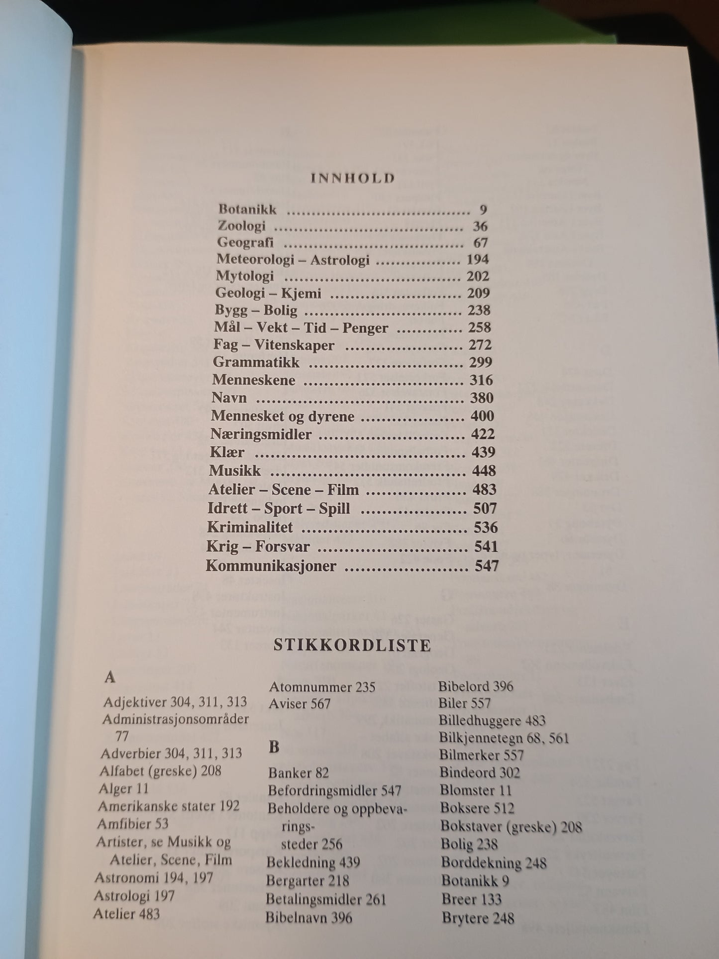 Kryssordkjempe, Kryssord, Fremmedordbok, Synonymordbok