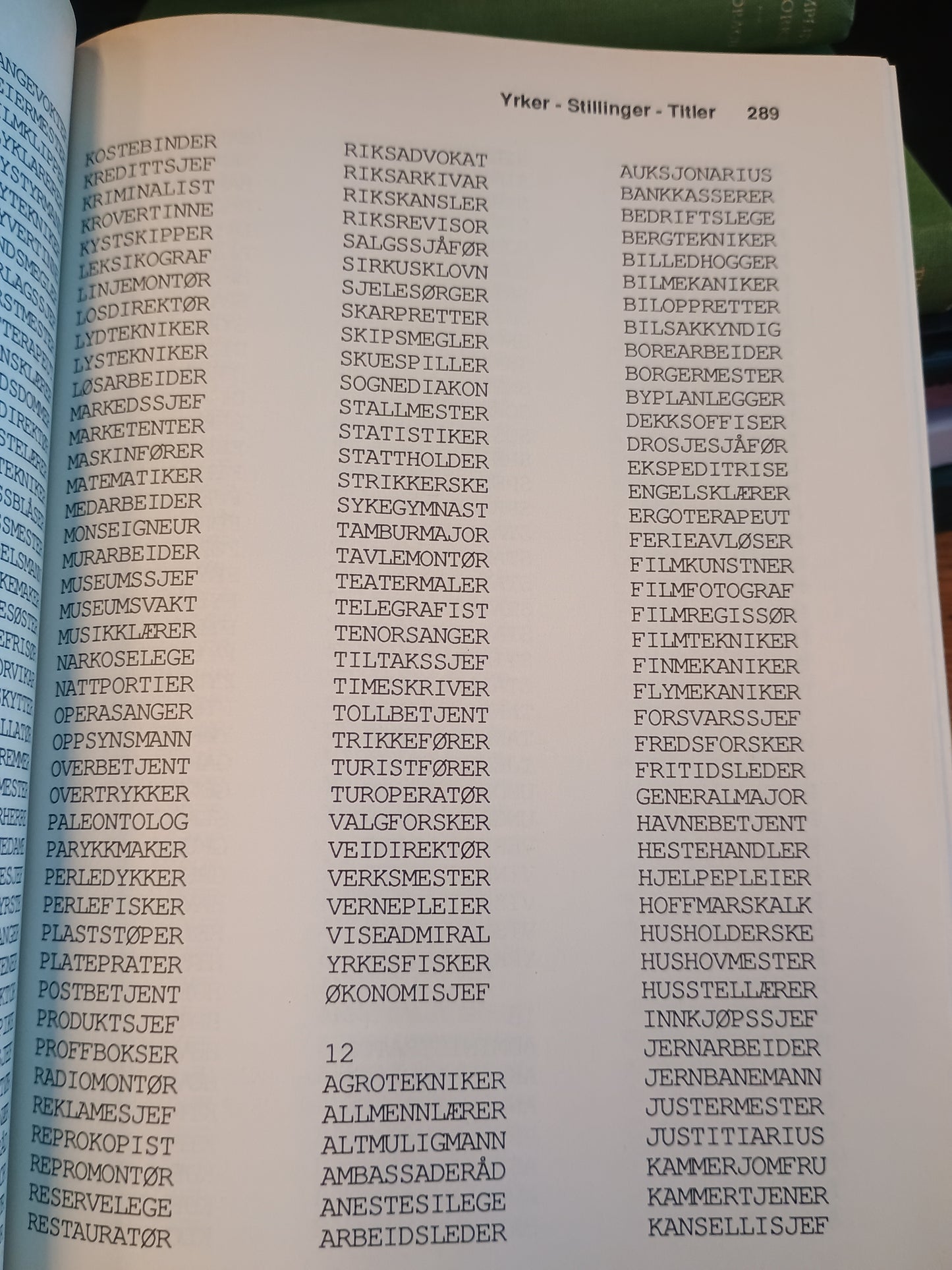 Kryssordkjempe, Kryssord, Fremmedordbok, Synonymordbok