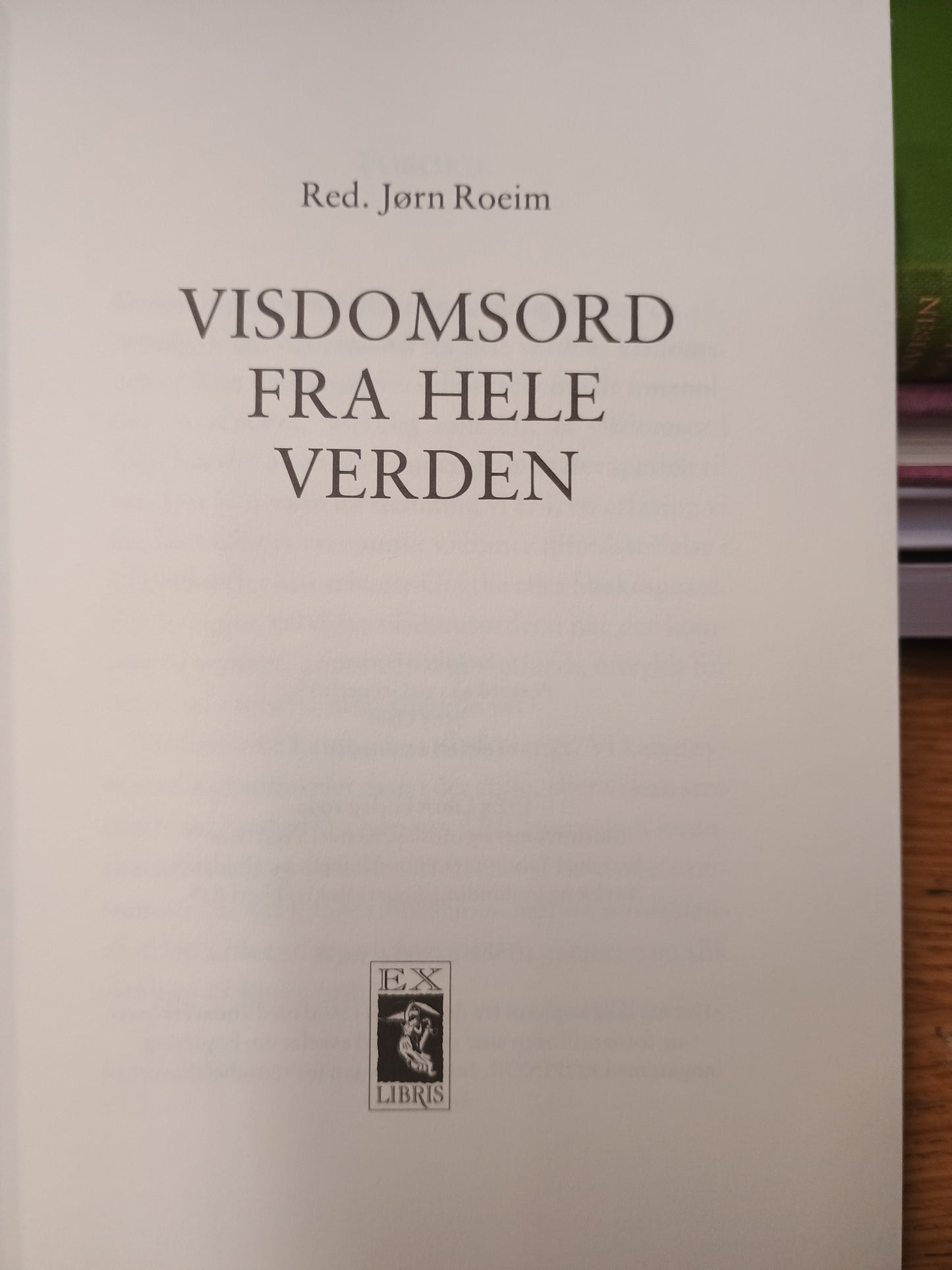 Visdomsord fra hele verden, Jørn Roeim