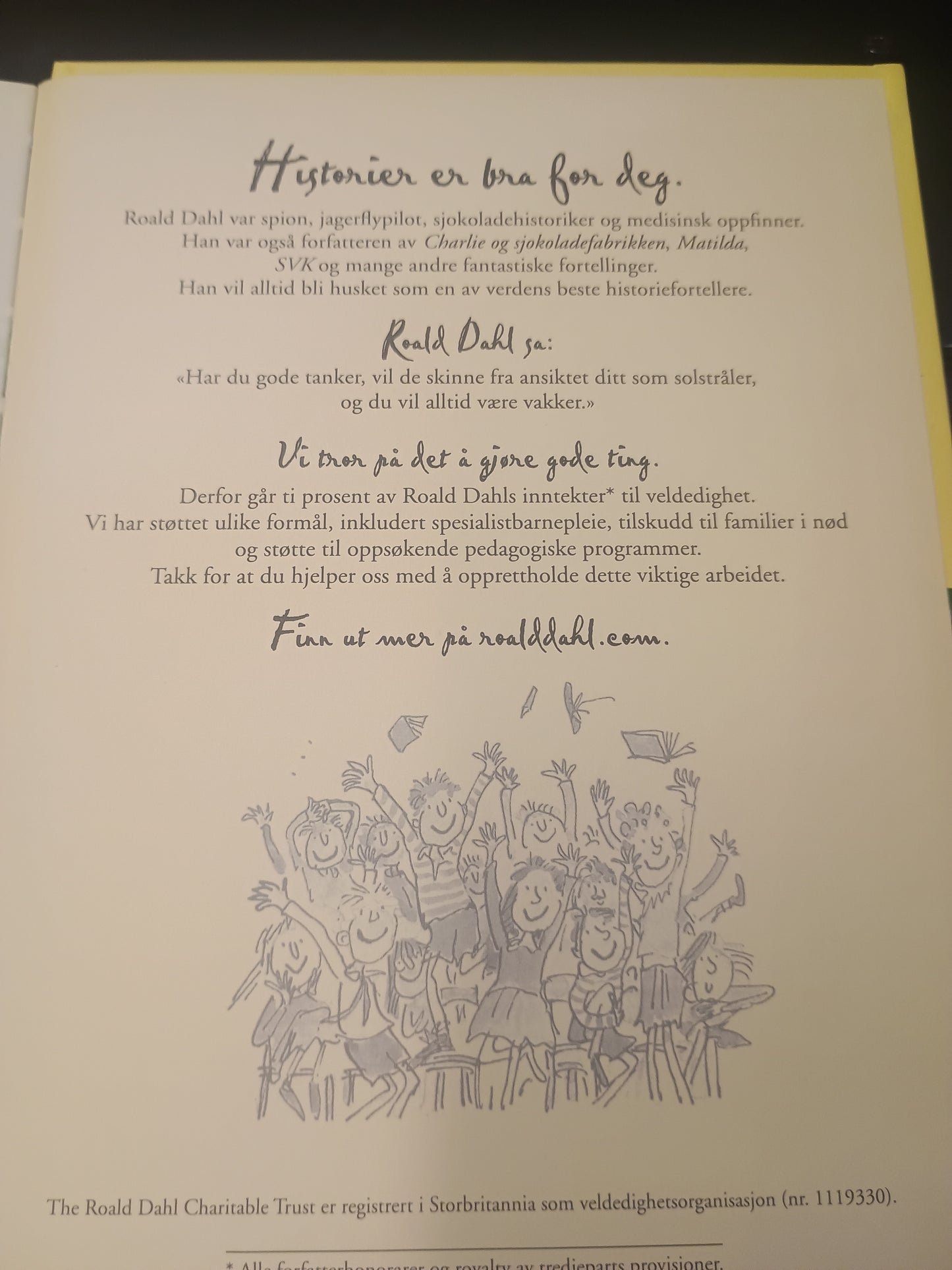 Den kjempestore krokodillen, Roald Dahl