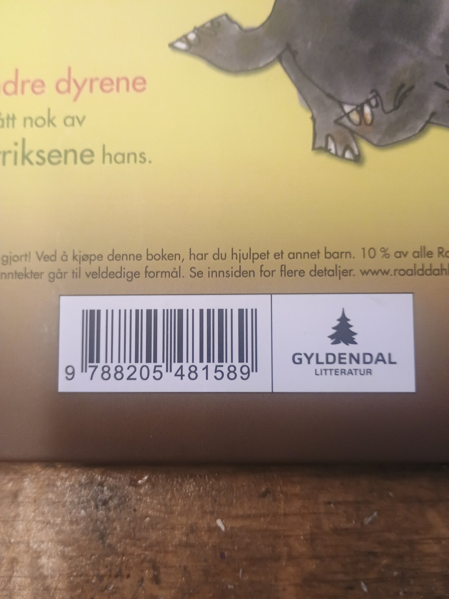 Den kjempestore krokodillen, Roald Dahl