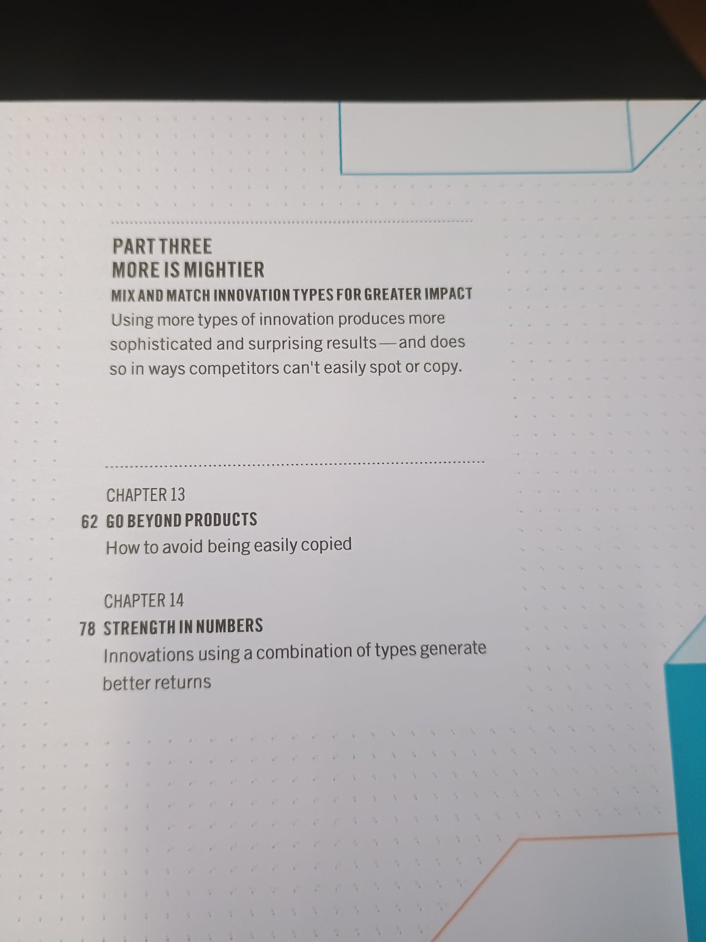 Ten types of innovation, The discipline of building breakthroughs