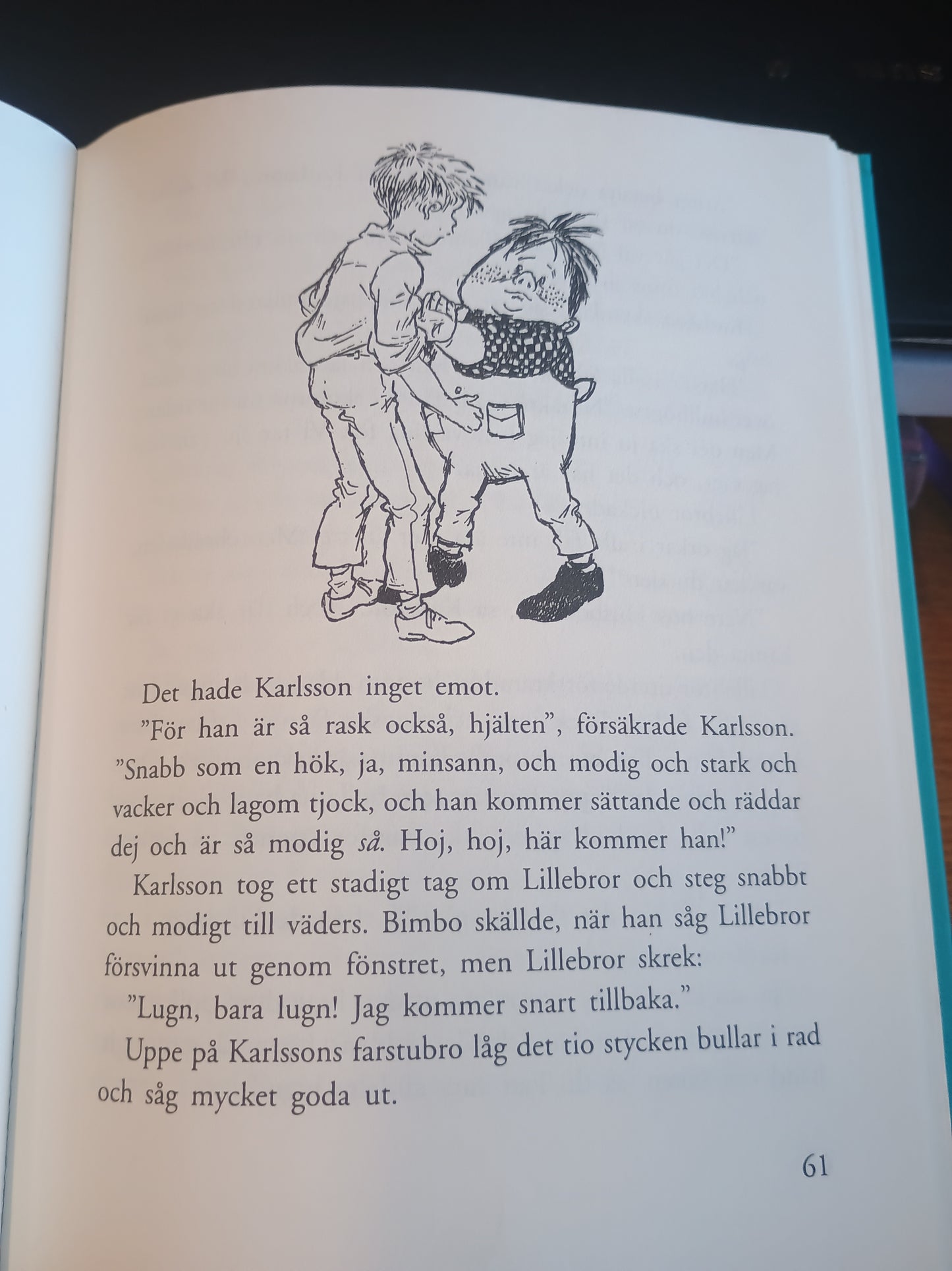 Karlsson på taket flyger igjen, svensk utgave av Astrid Lindgren