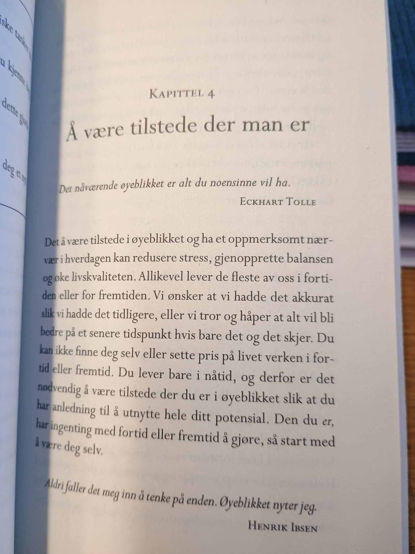 Mindfulness, lær deg å leve med mindre stress og mer nærvær, Rebekka Th. Egeland