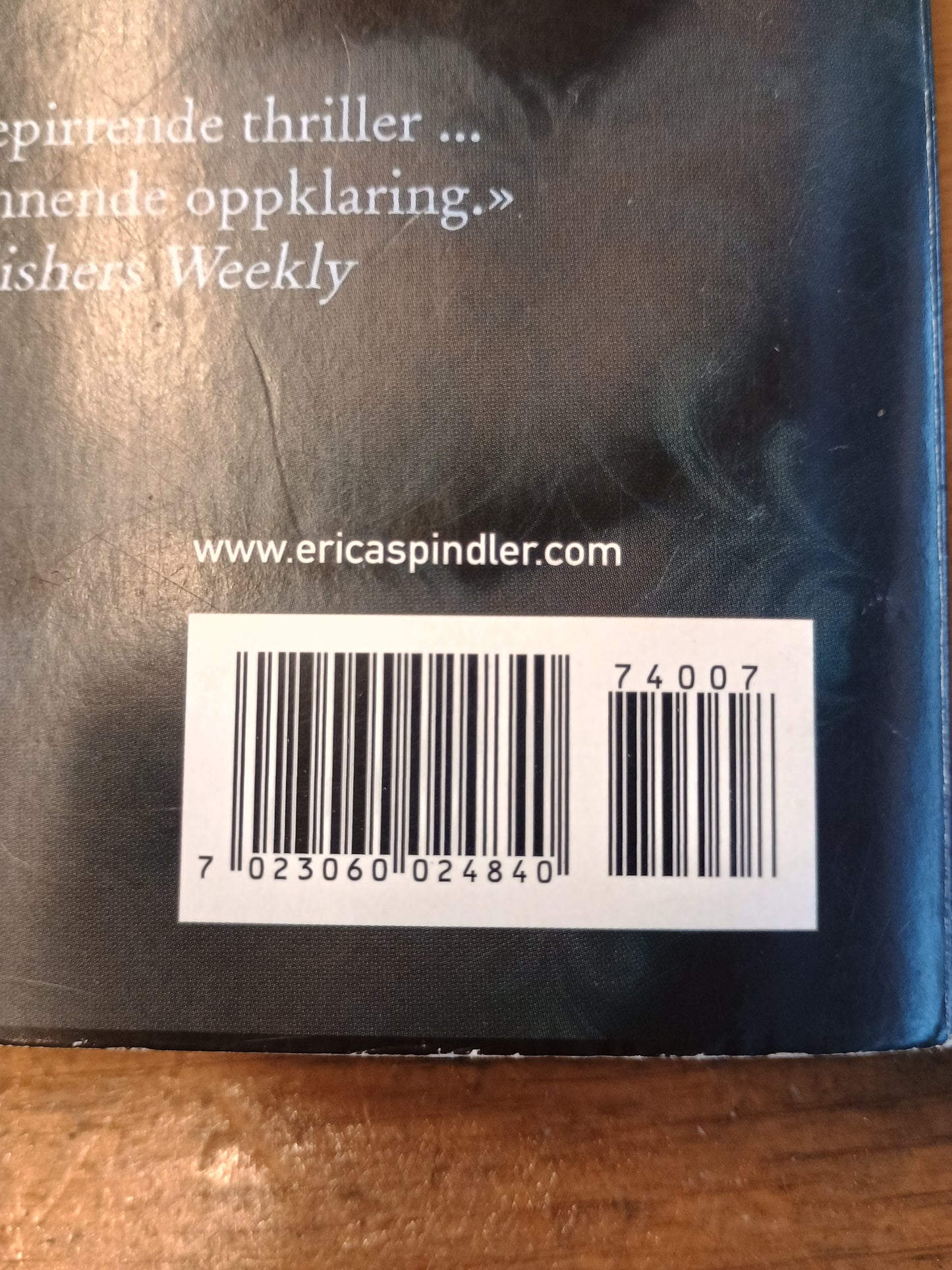 Englemorderen, Erica Spindler