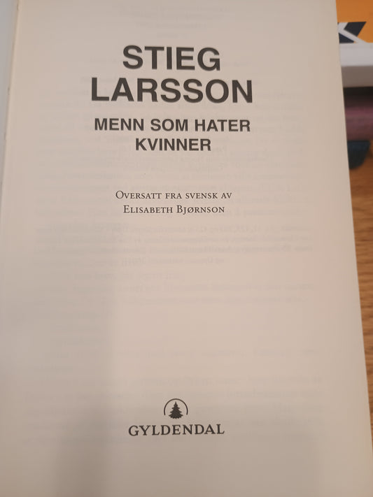 Menn som hater kvinner, Stieg Larsson