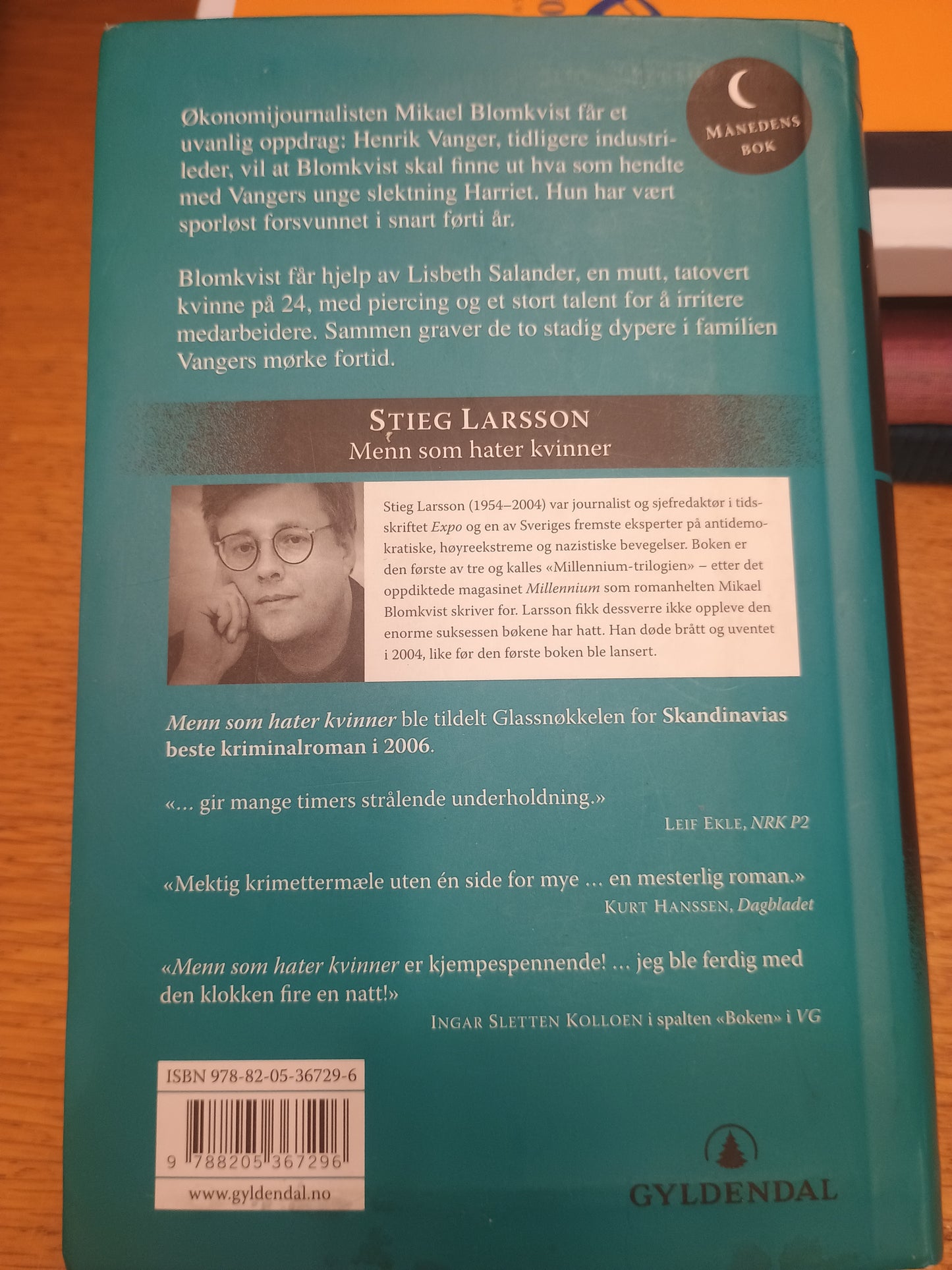 Menn som hater kvinner, Stieg Larsson