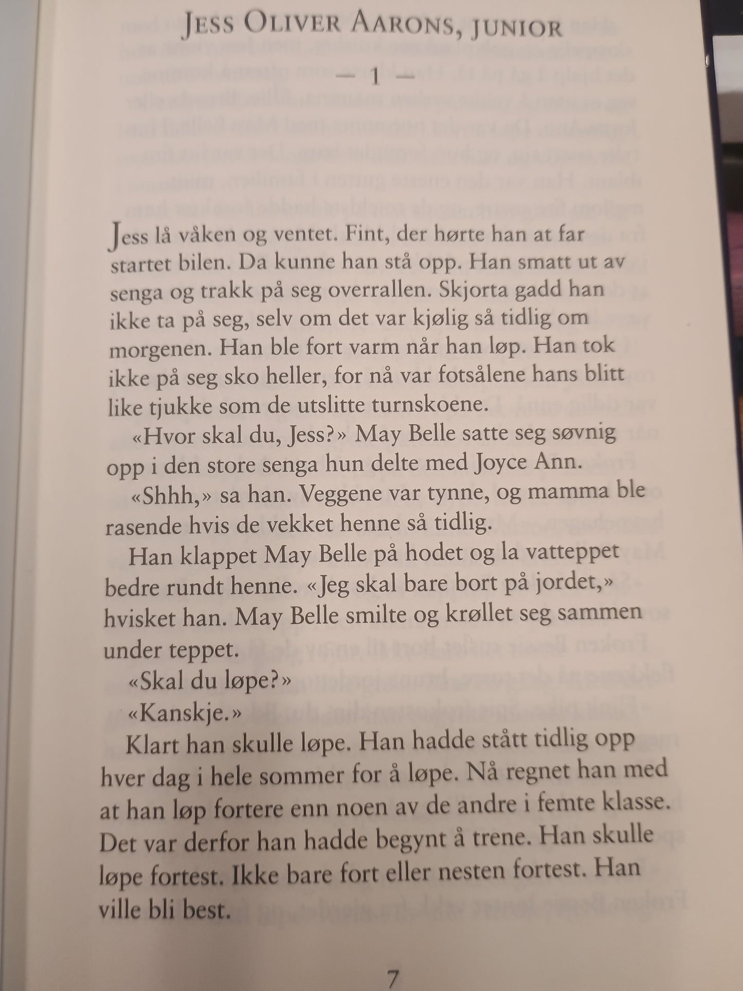 Alene på den andre siden, Katherine Paterson