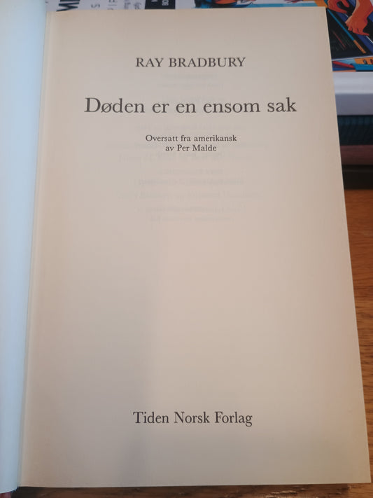 Døden er en ensom sak, Ray Bradbury