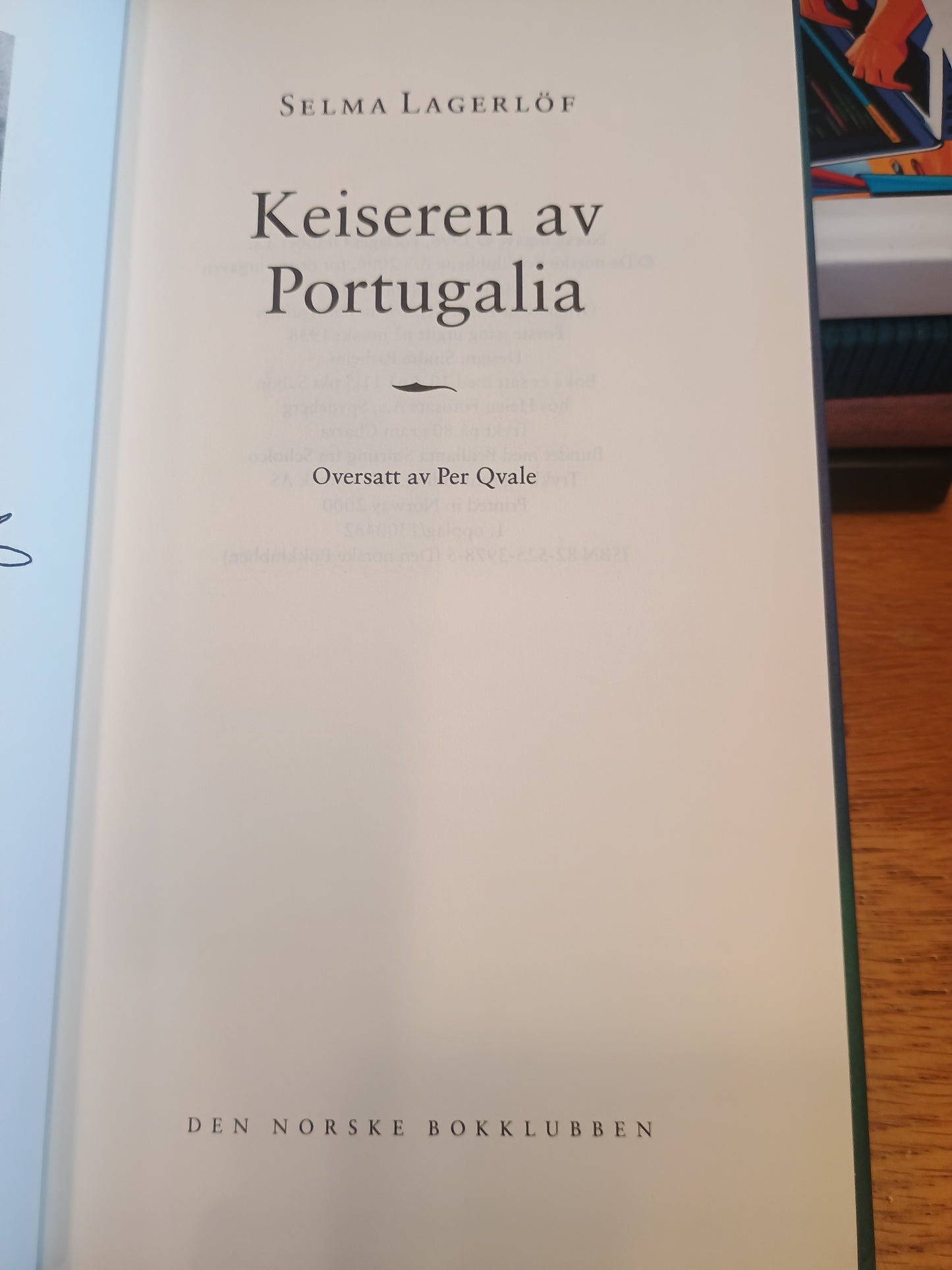 Keiseren av Portugalia, Selma Lagerlöf
