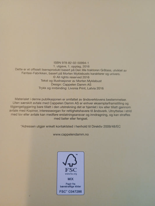 Gråtass, min første bok om Gråtass