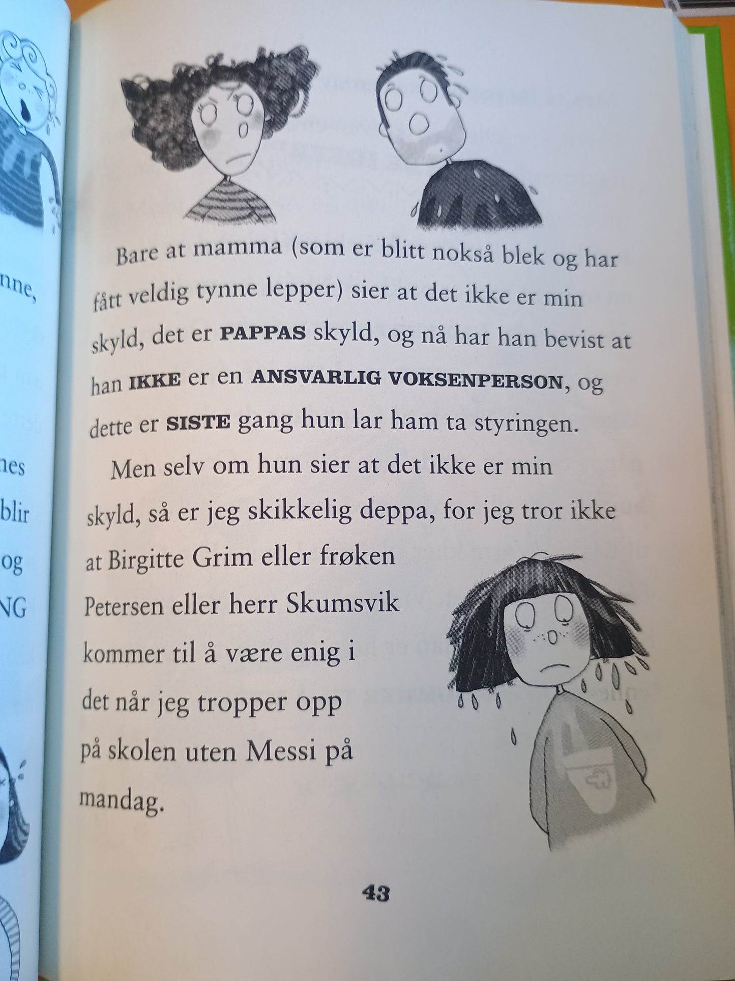 Krise-Kristine i trippel trøbbel, Joanna Nadin