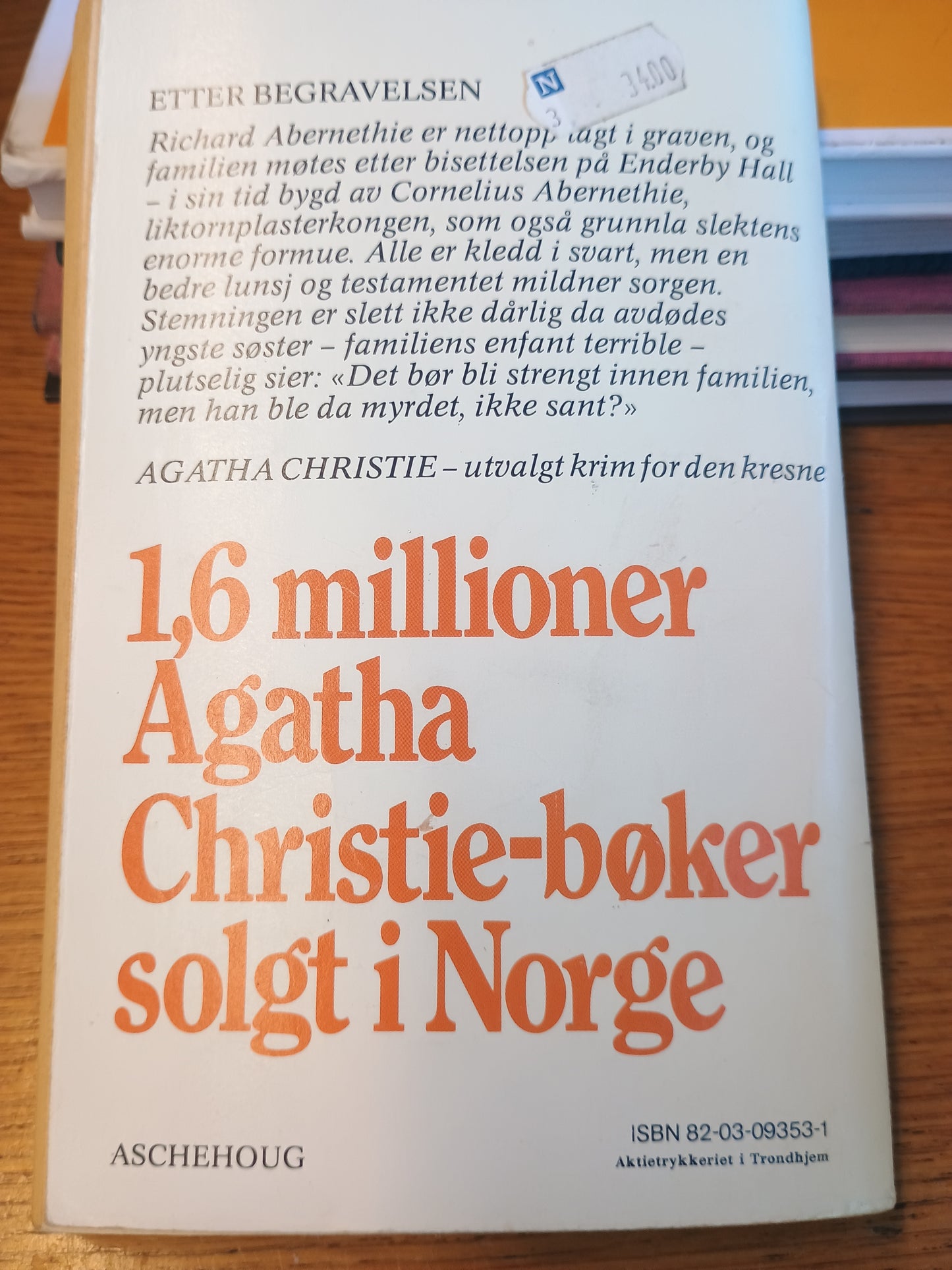 Etter begravelsen, Agatha Christie