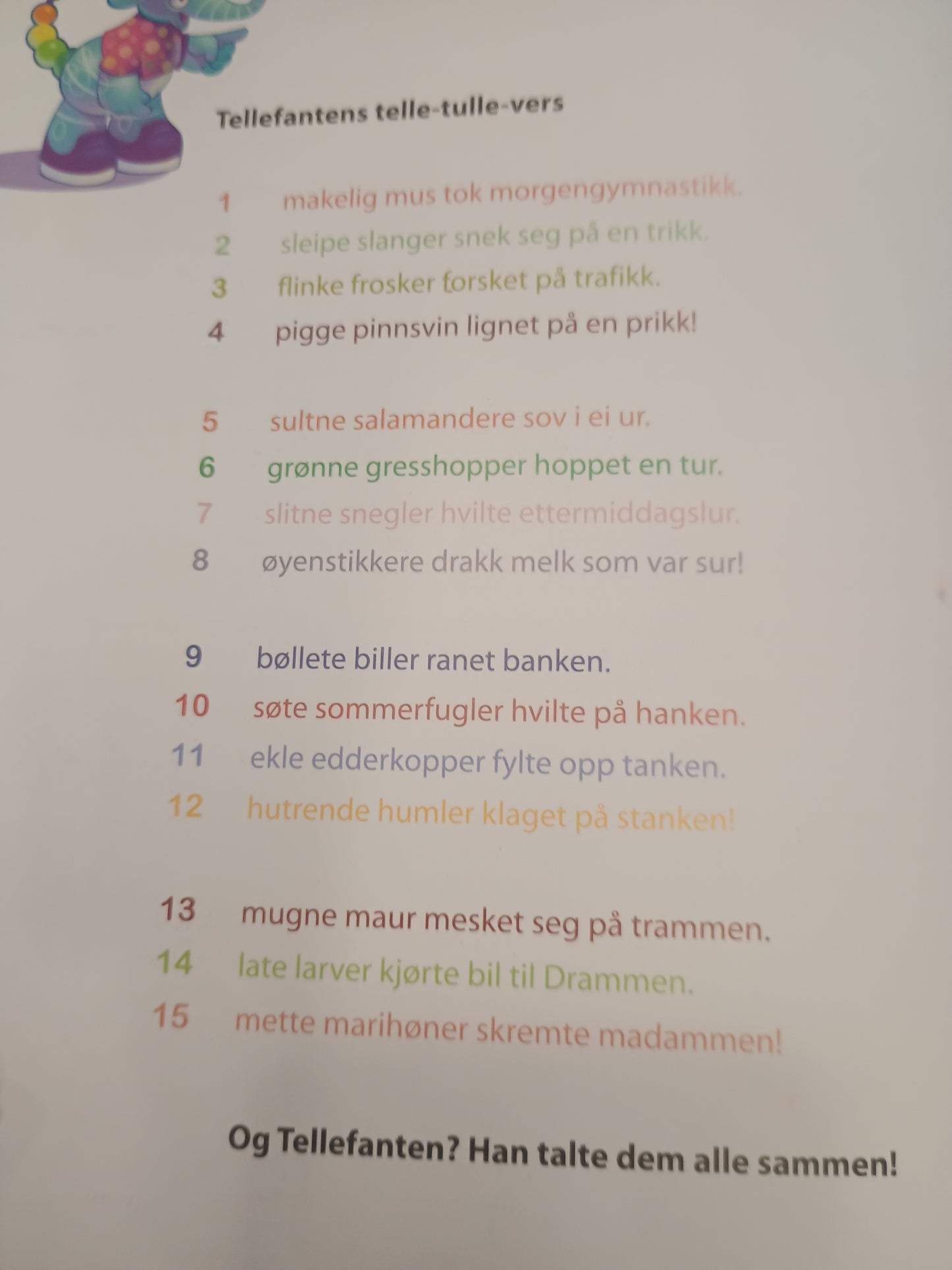 6 boken min, En bok om seks og tallbilder