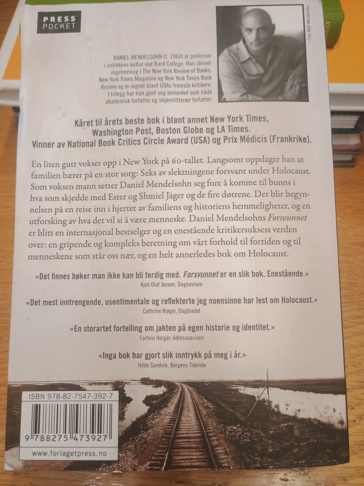 Forsvunnet, Daniel Mendelsohn