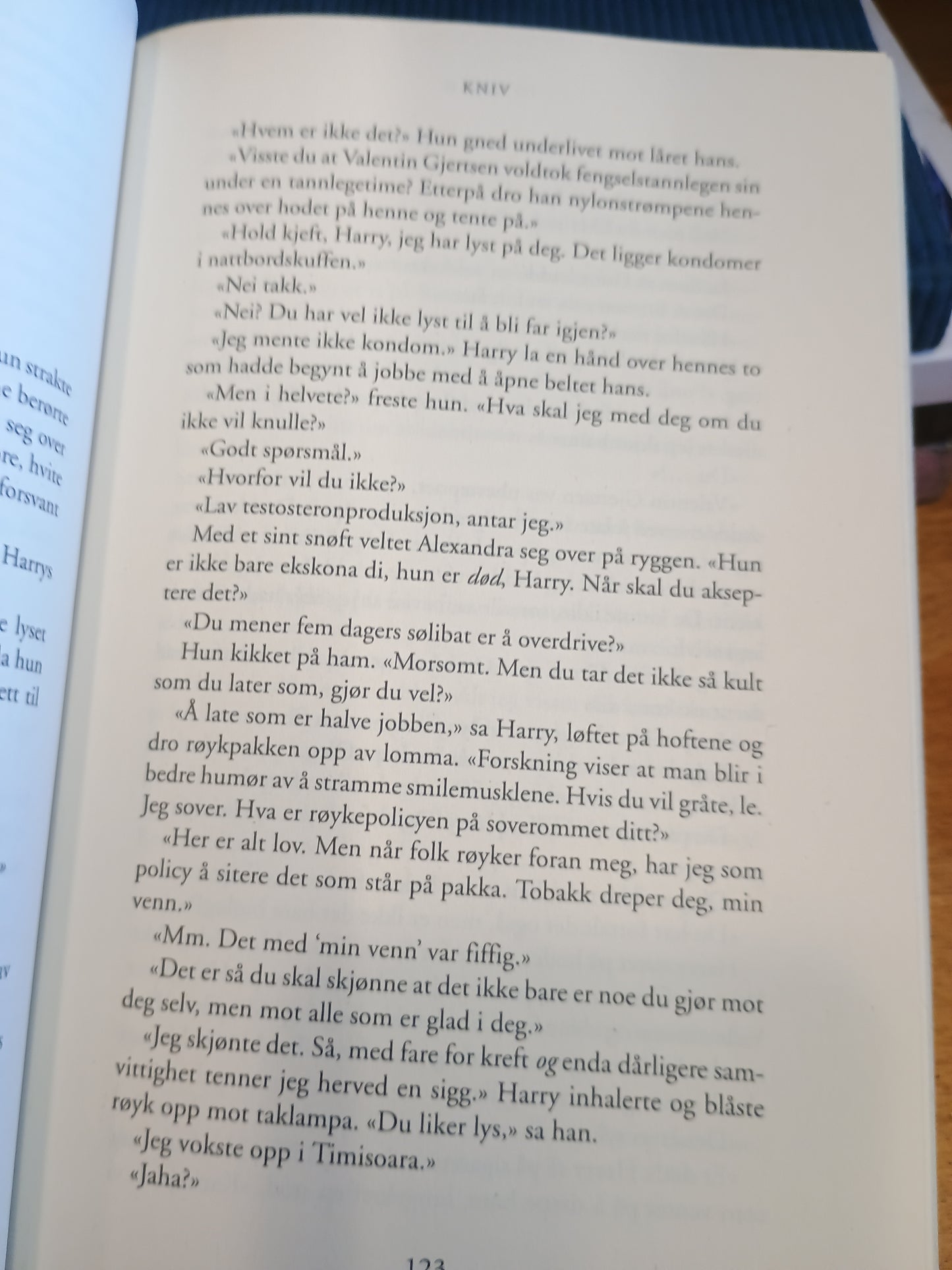 Kniv, Jo Nesbø