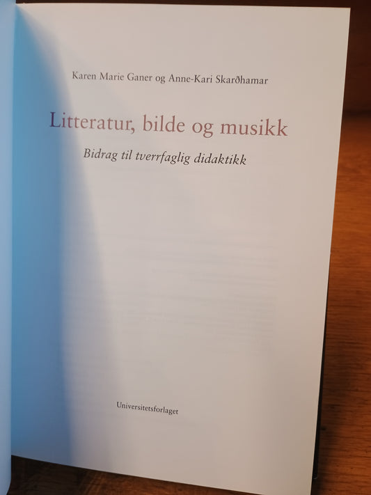 Litteratur, bilde og musikk, K. M. Ganer og Anne-Kati Skardhamar