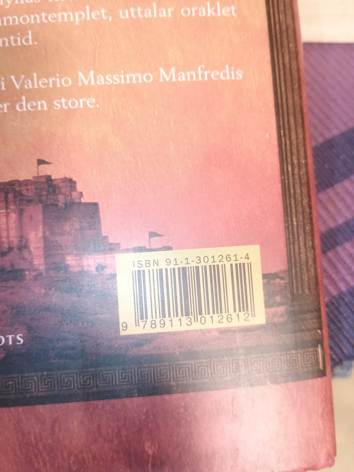 Alexander: Ammons spådom, Valerio Massimo Manfredi (svensk utgave)