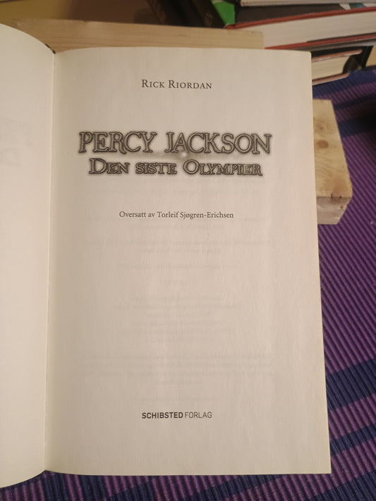 Den siste Olympier, Percy Jackson
