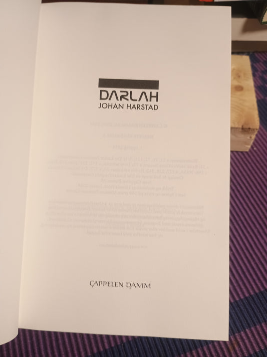 Darlah, Johan Harstad