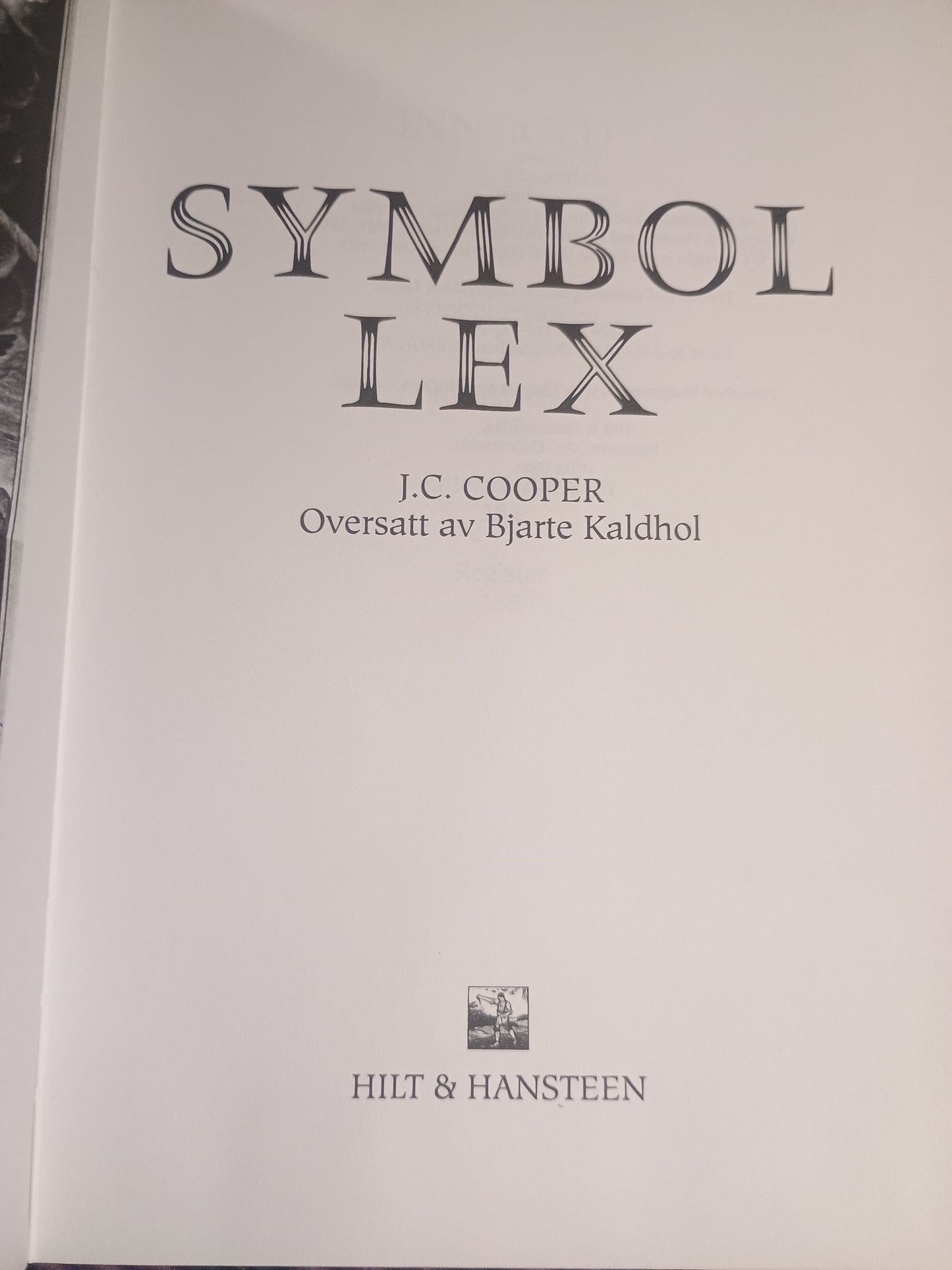 Symbol Lex, J. C. Cooper