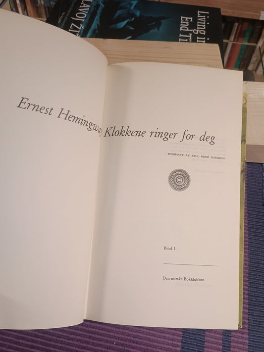 Klokkene ringer for deg, Ernest Hemingway