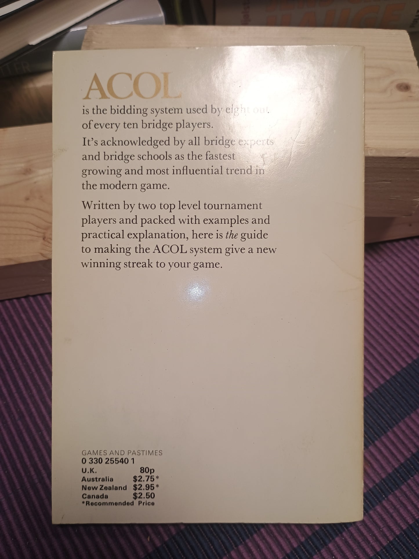 Bridge: The Acol system of bidding, Terence Reece & Albert Dormer