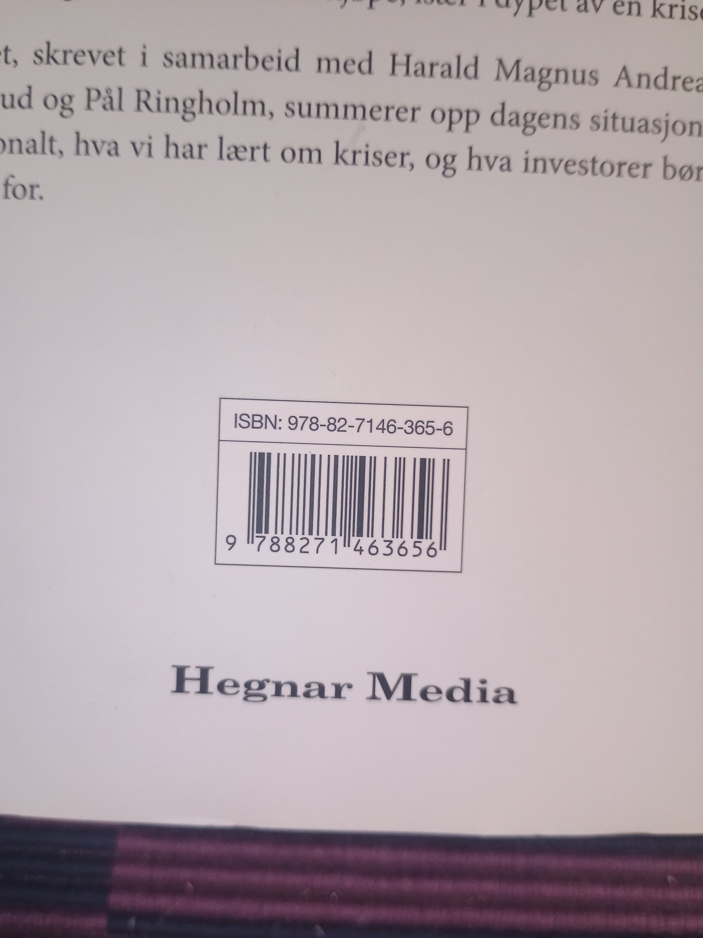 På finanskrisens slagmark, Svein Harald Øygard