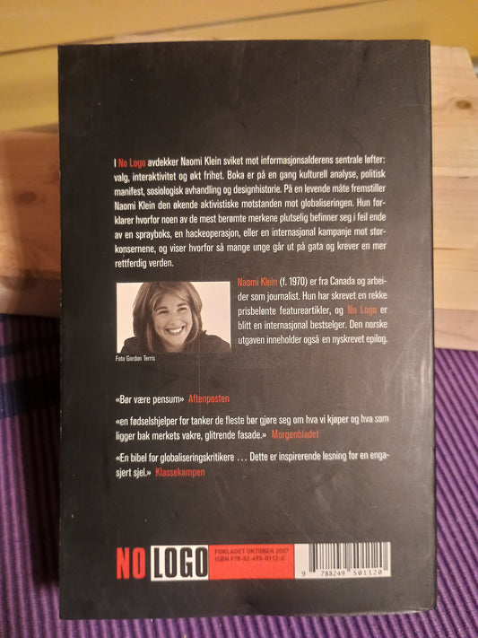 No logo. Naomi Klein