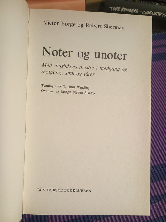 Noter og unoter, Victor Borge