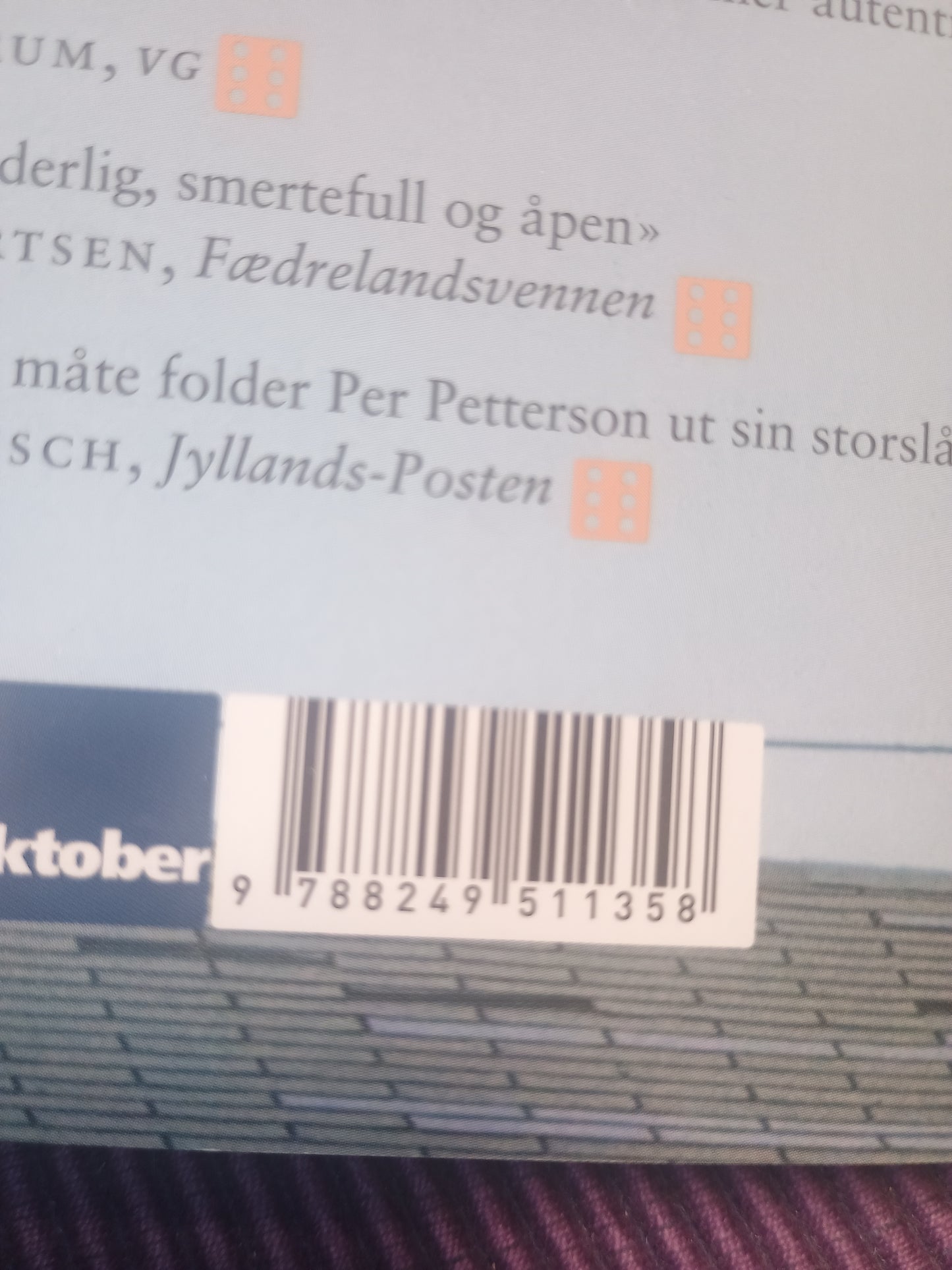Jeg nekter, Per Petterson