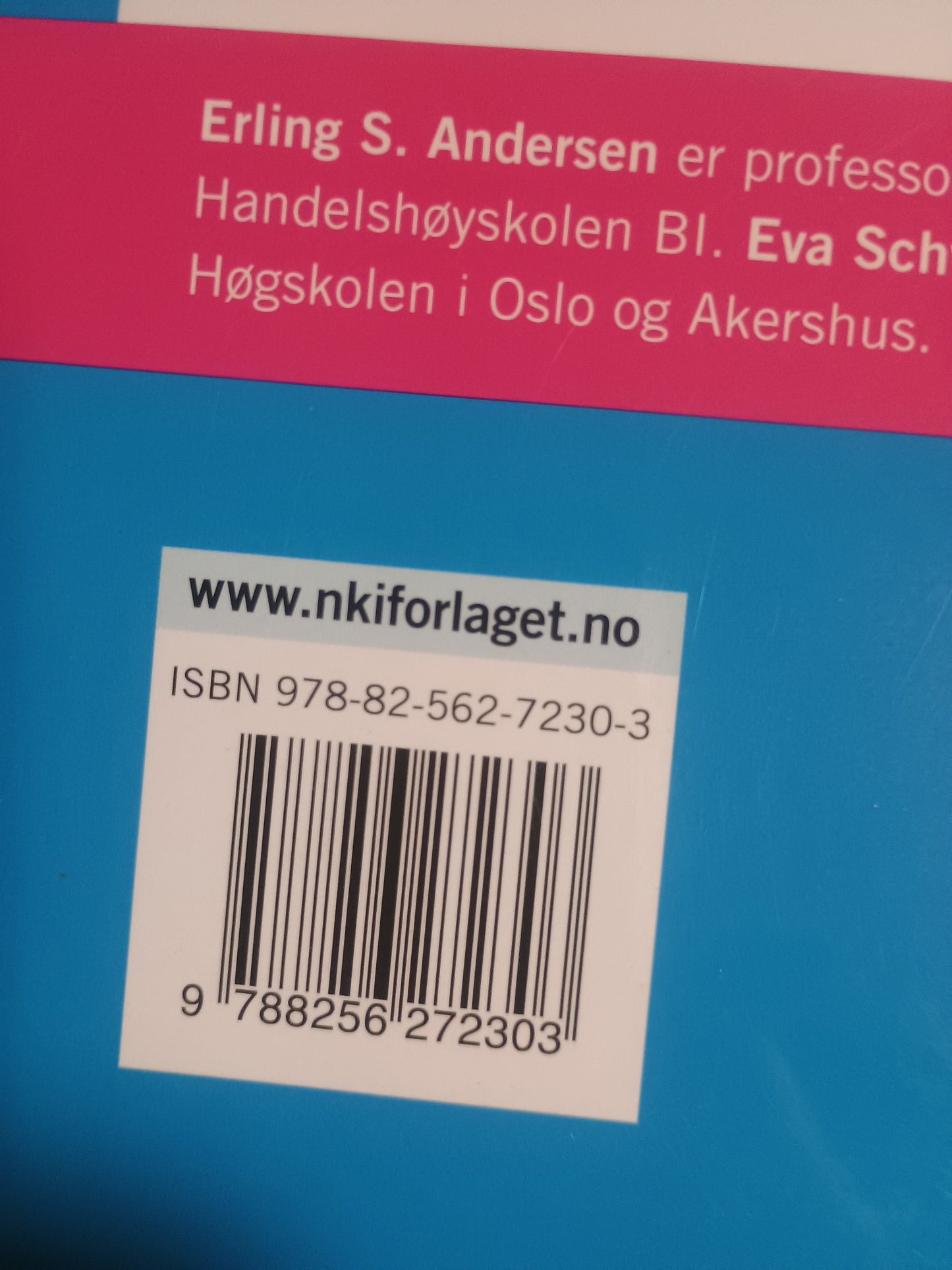 Prosjektarbeid - en veiledning for studenter, Erling S. Andersen og Eva Schwencke