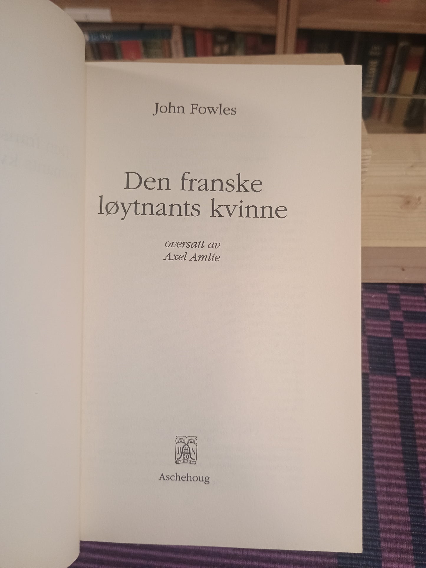 Den franske løytnants kvinne, John Fowles