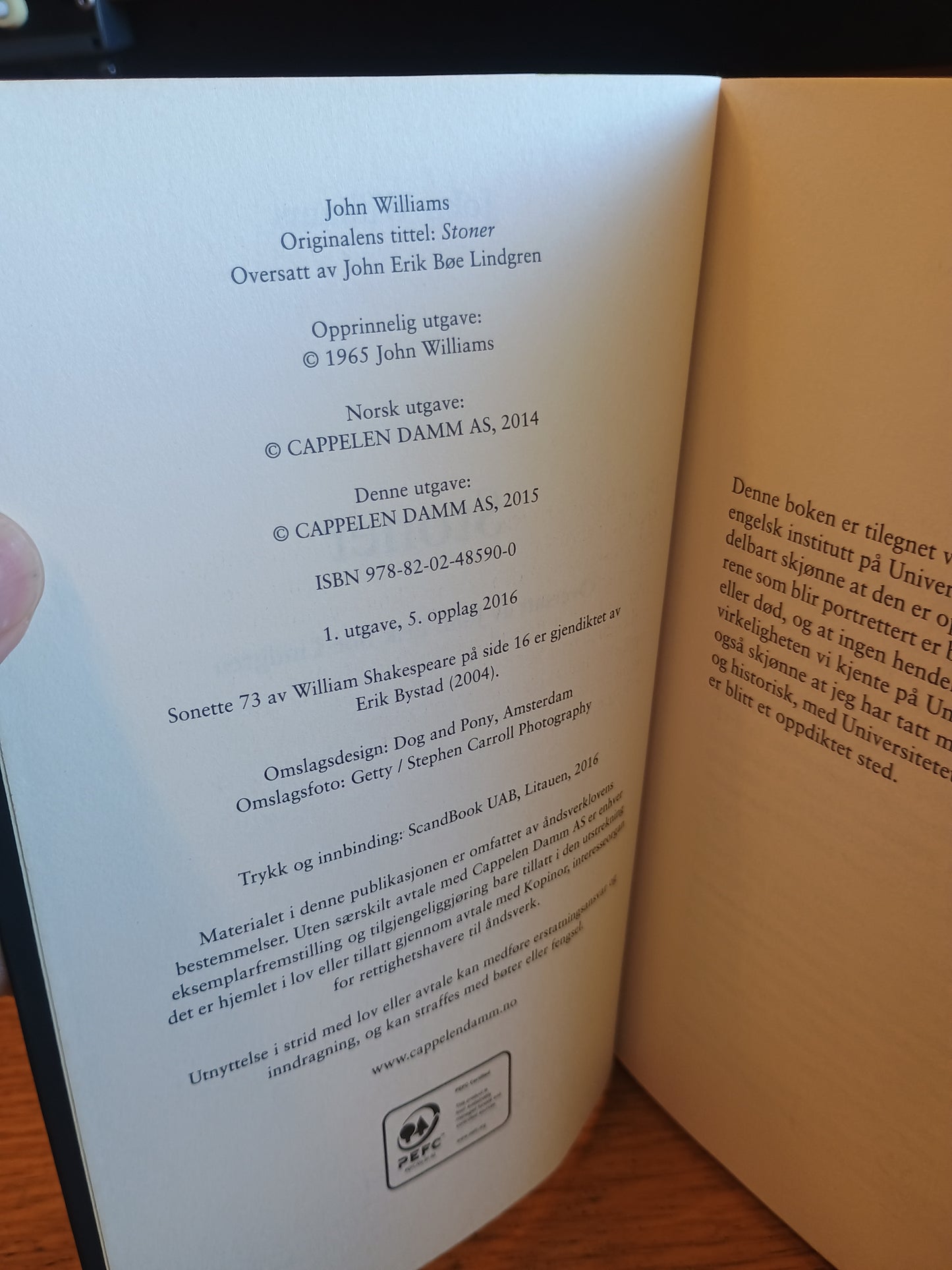 Stoner, John Williams
