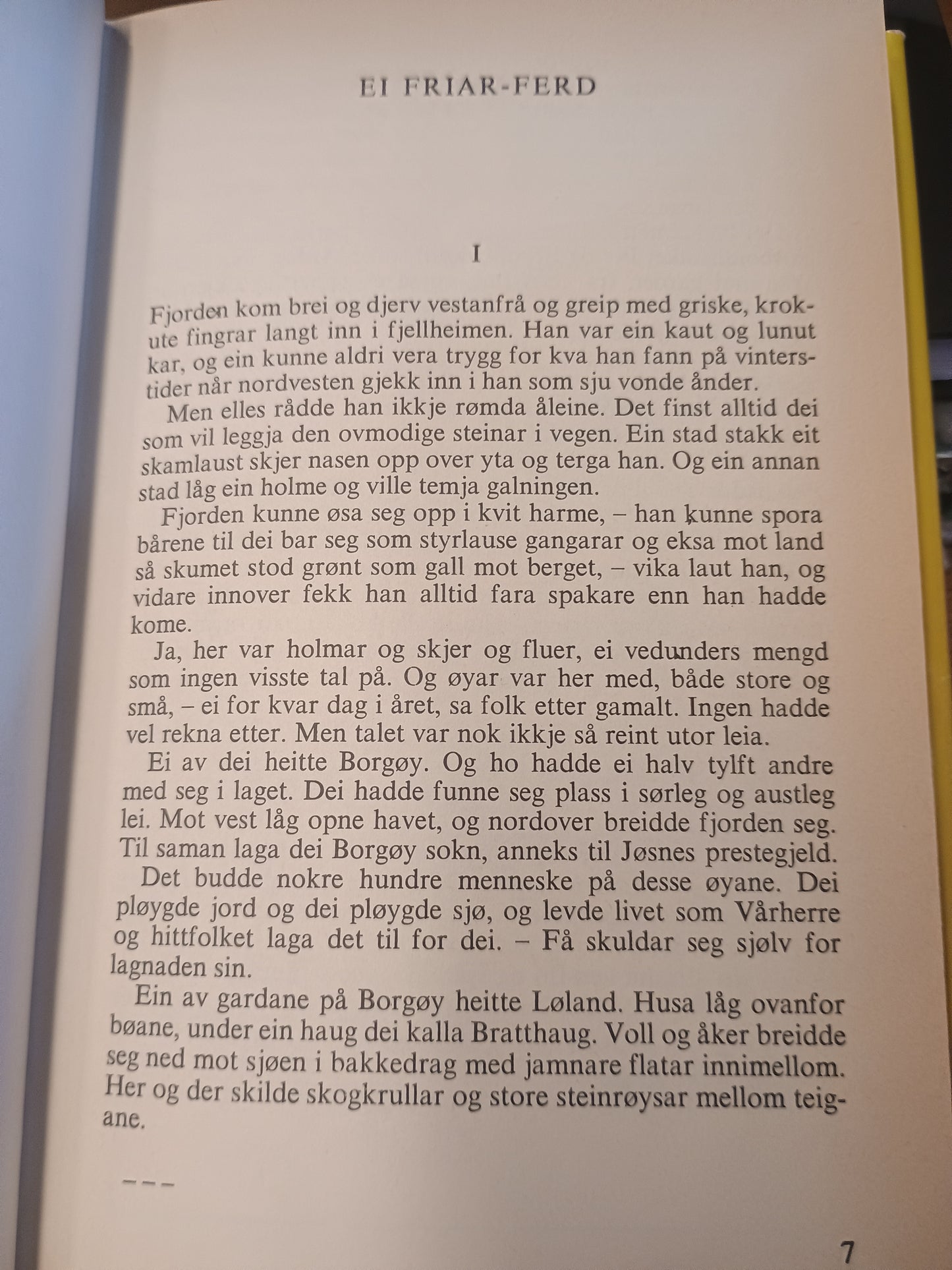Året har ingen vår, Alfred Hauge