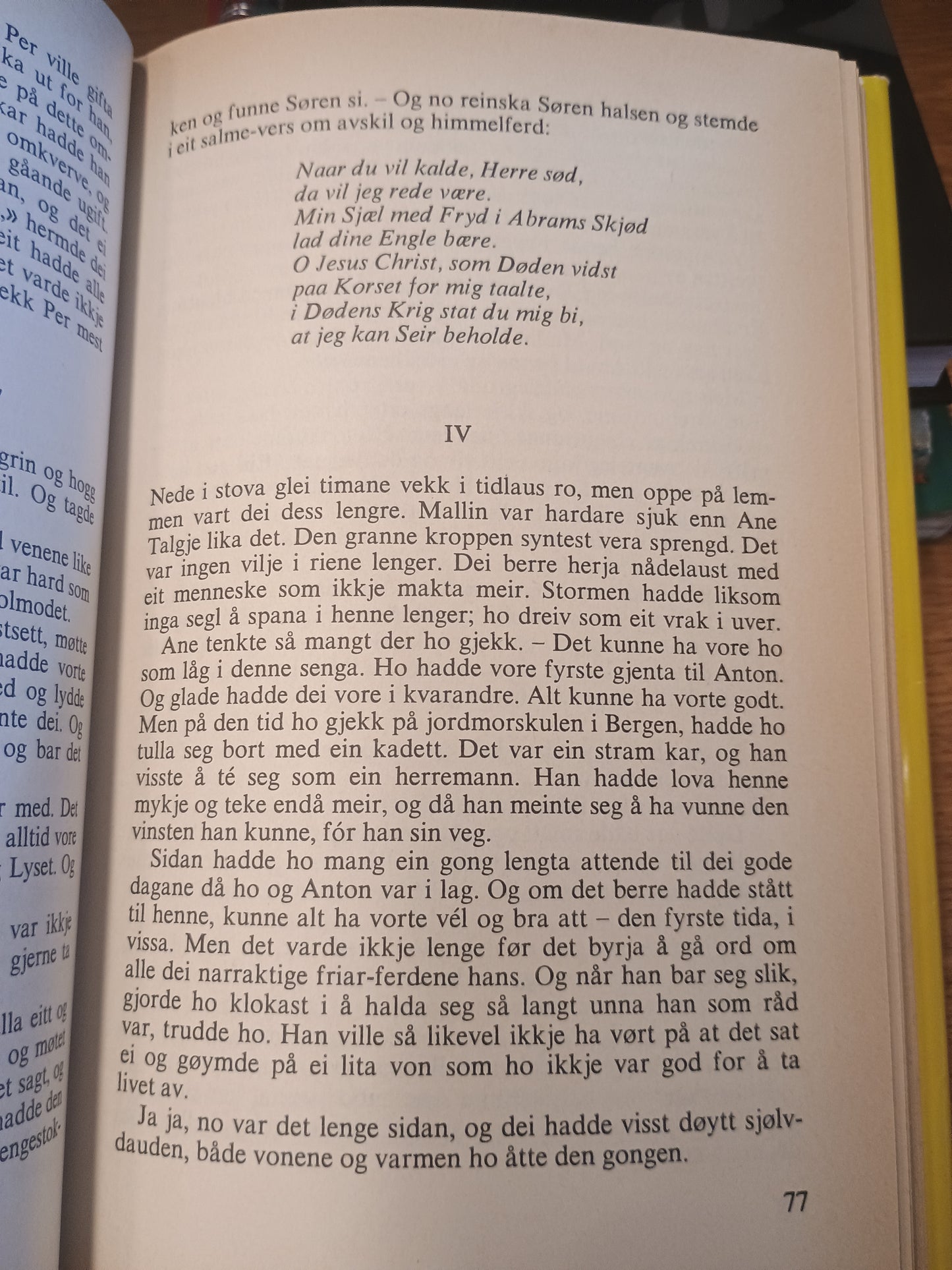 Året har ingen vår, Alfred Hauge