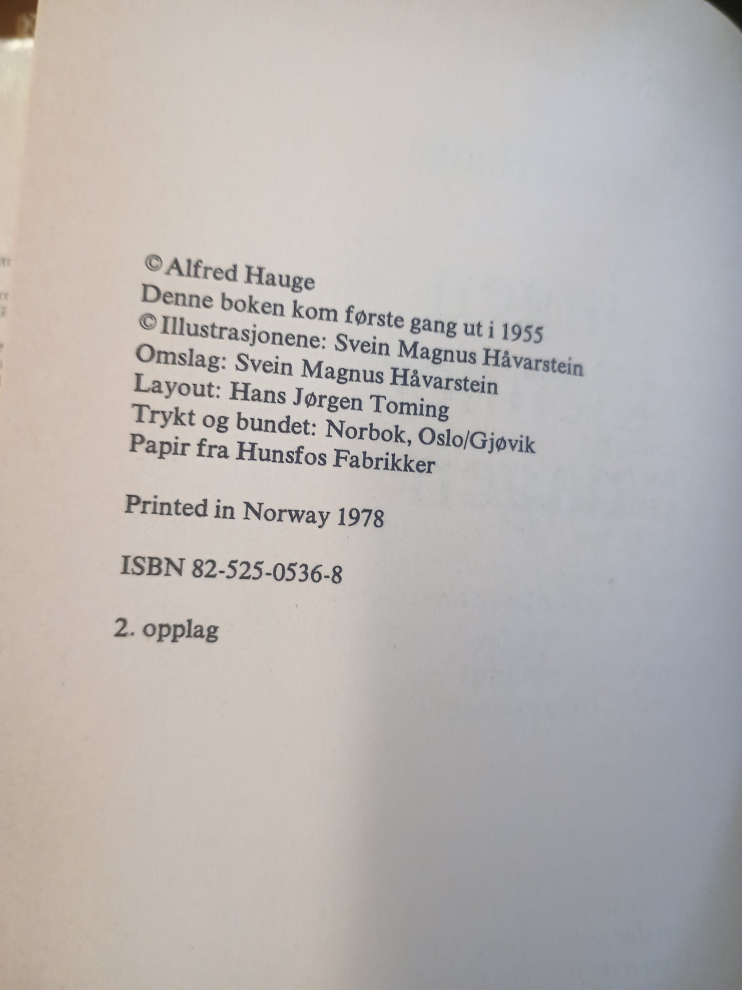 Ingen kjenner dagen, Alfred Hauge