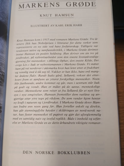 Markens Grøde, Knut Hamsun