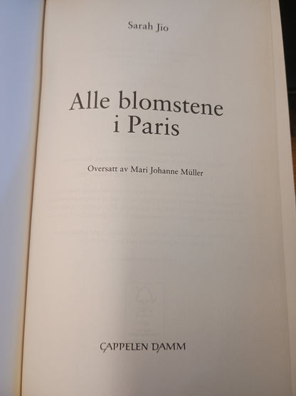 Alle blomstene i Paris, Sarah Jio