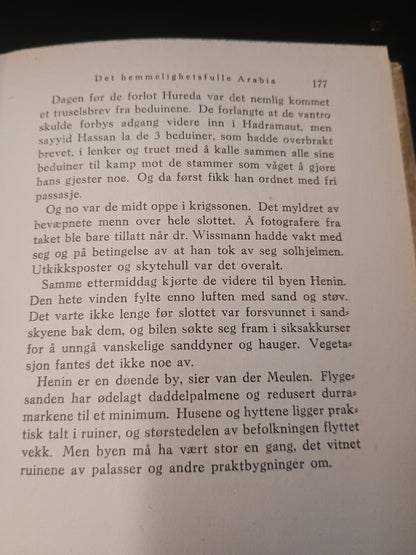 Det hemmelighetsfulle Arabia, Georg Wasmuth Sejersted